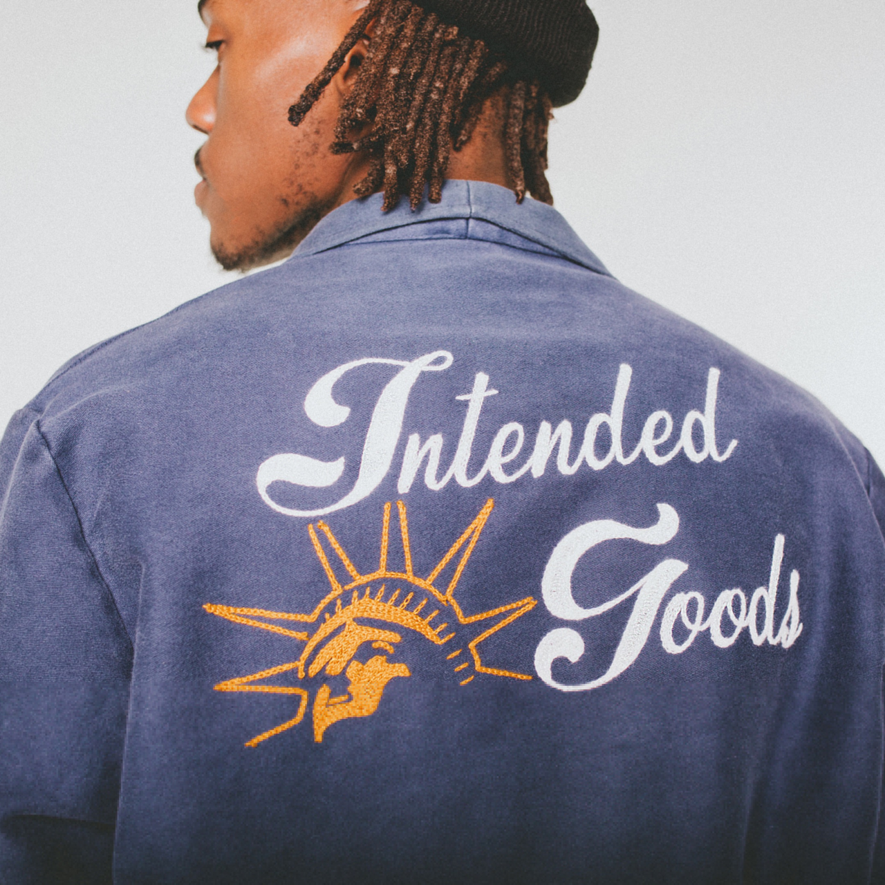 Lady Liberty chainstitch coat