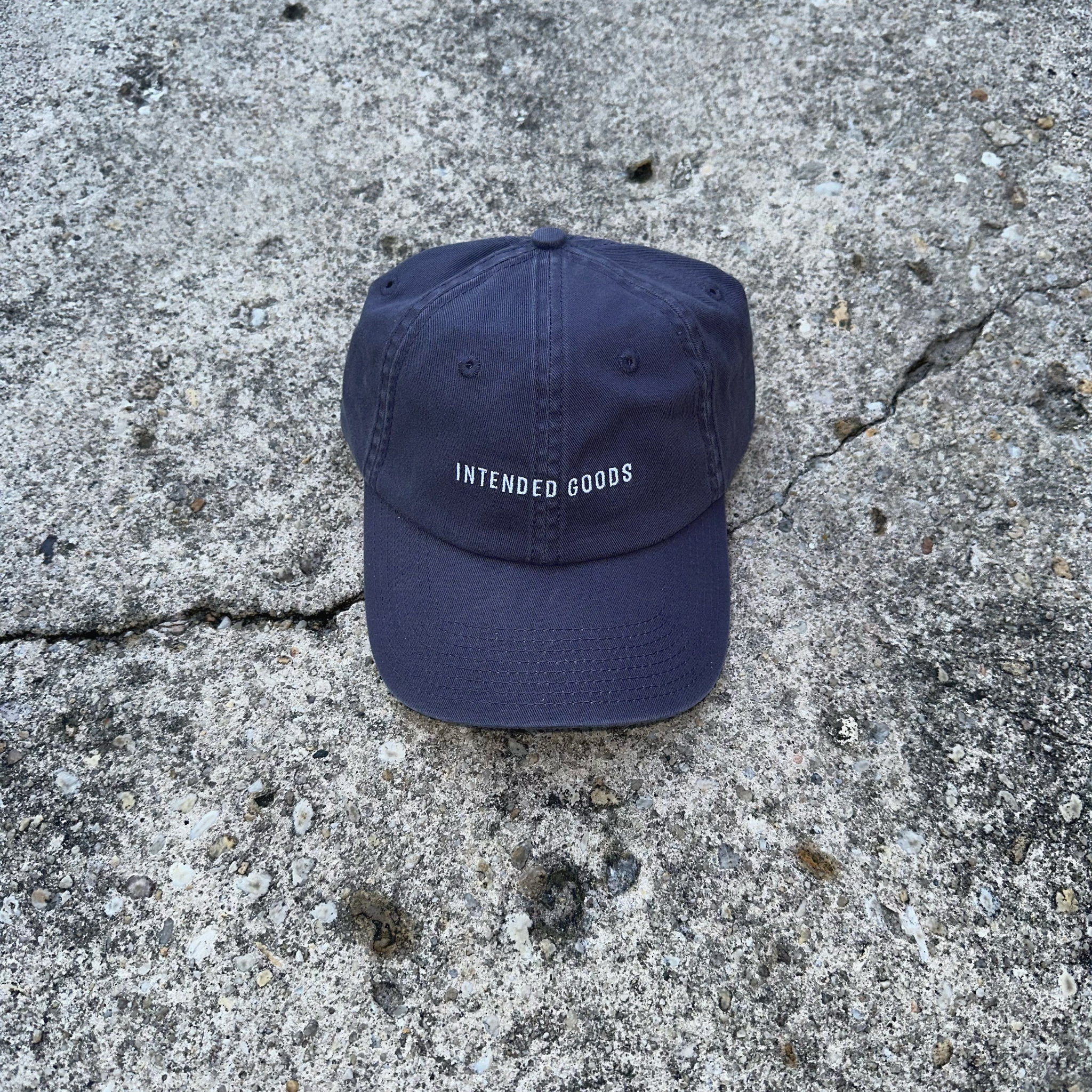 Embroidered Logo Hat (NAVY BLUE)