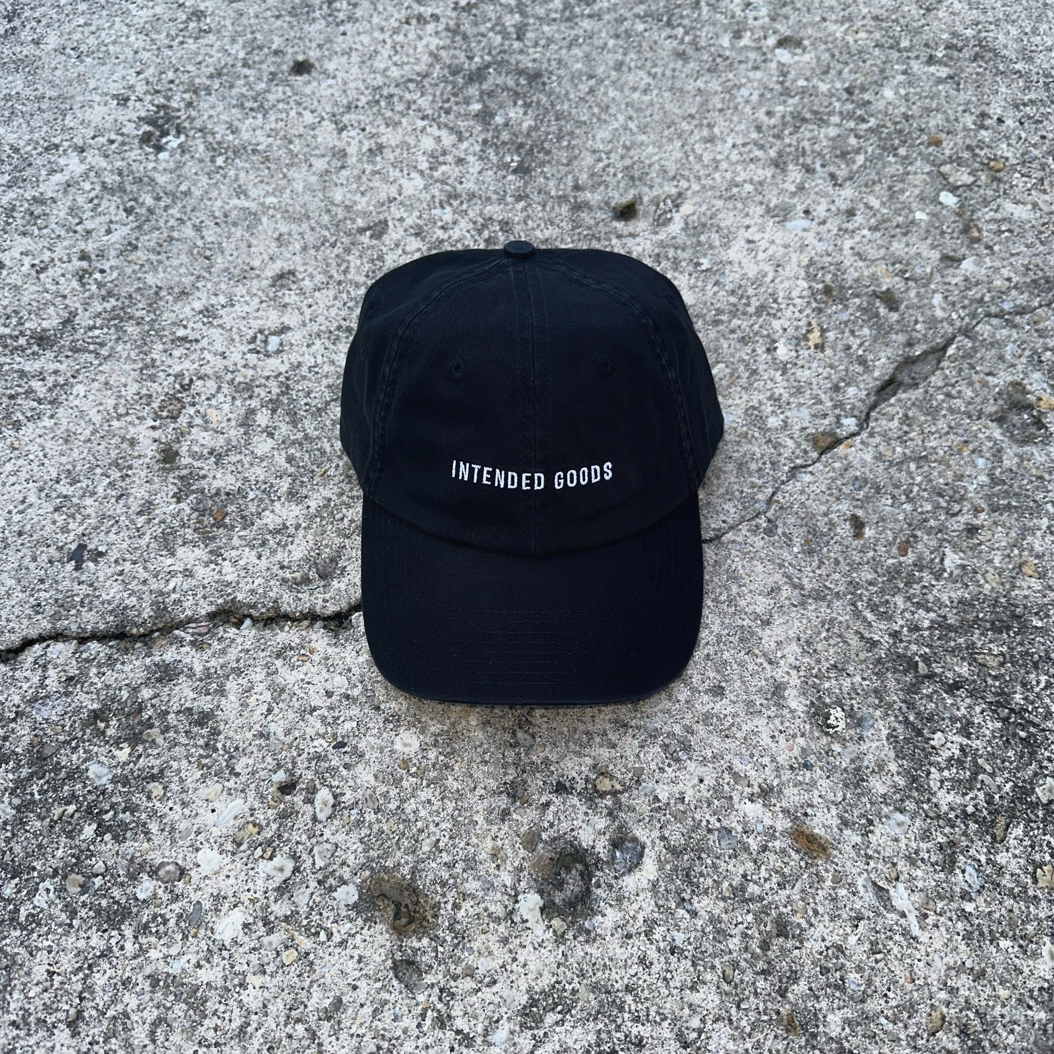 Embroidered Logo Hat (BLACK)